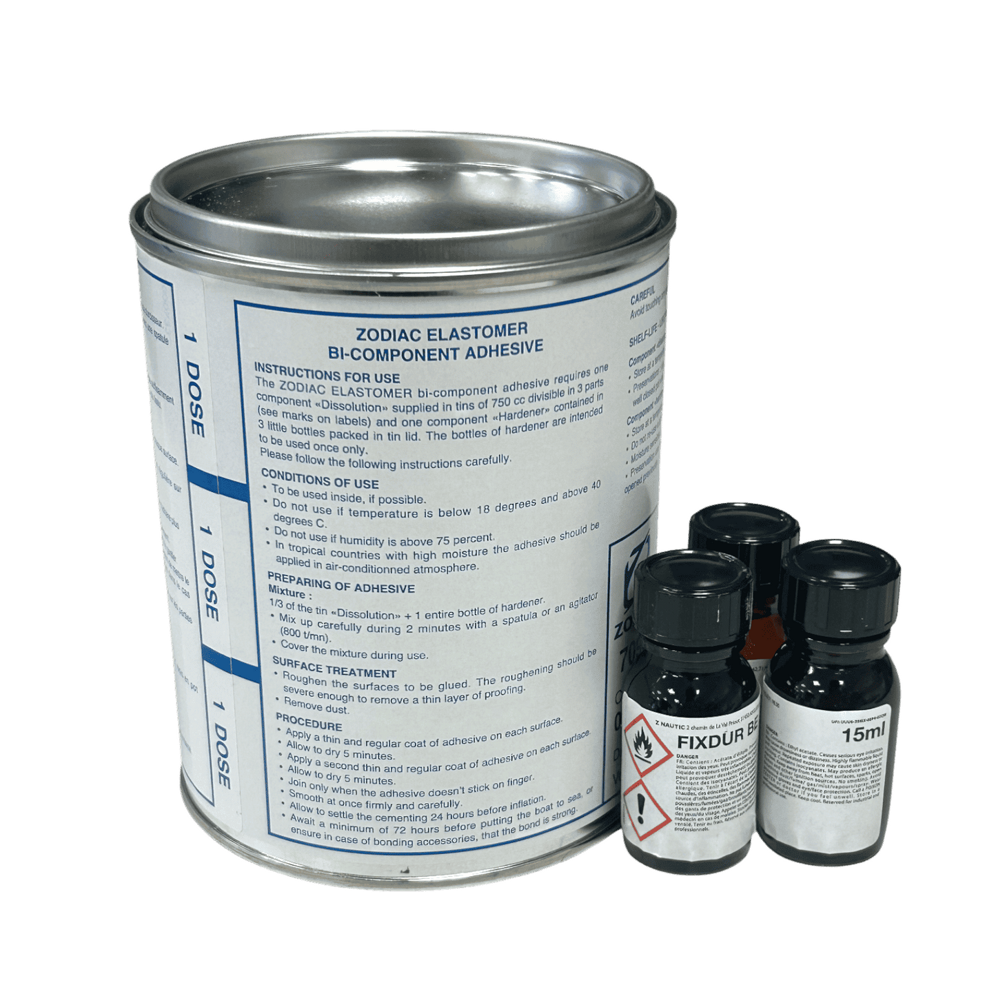 ZODIAC Neopreen hypalon 2-componenten lijm