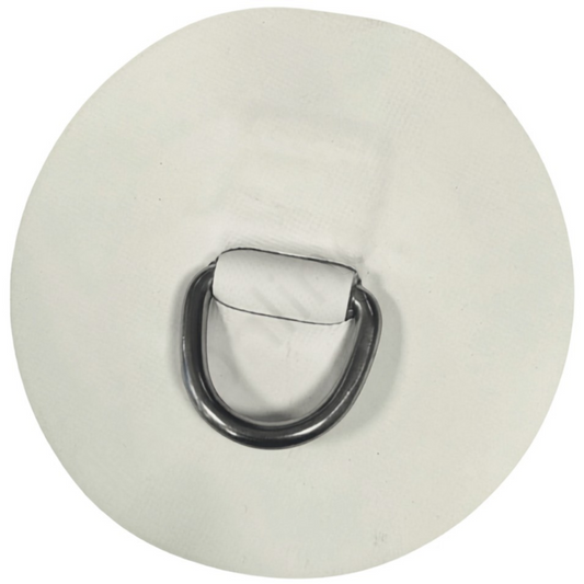 Z69502 - D-ring 25mm rond, wit NEOPREEN Hypalon materiaal