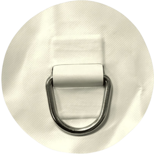 Z69443 - D-ring 53mm rond, wit PVC materiaal - Cadet modellen vanaf 2015