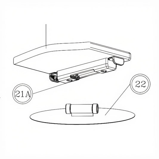 Z60519 - banc 95 cm - modèles de 2005 à 2014 - gris - Quickfit