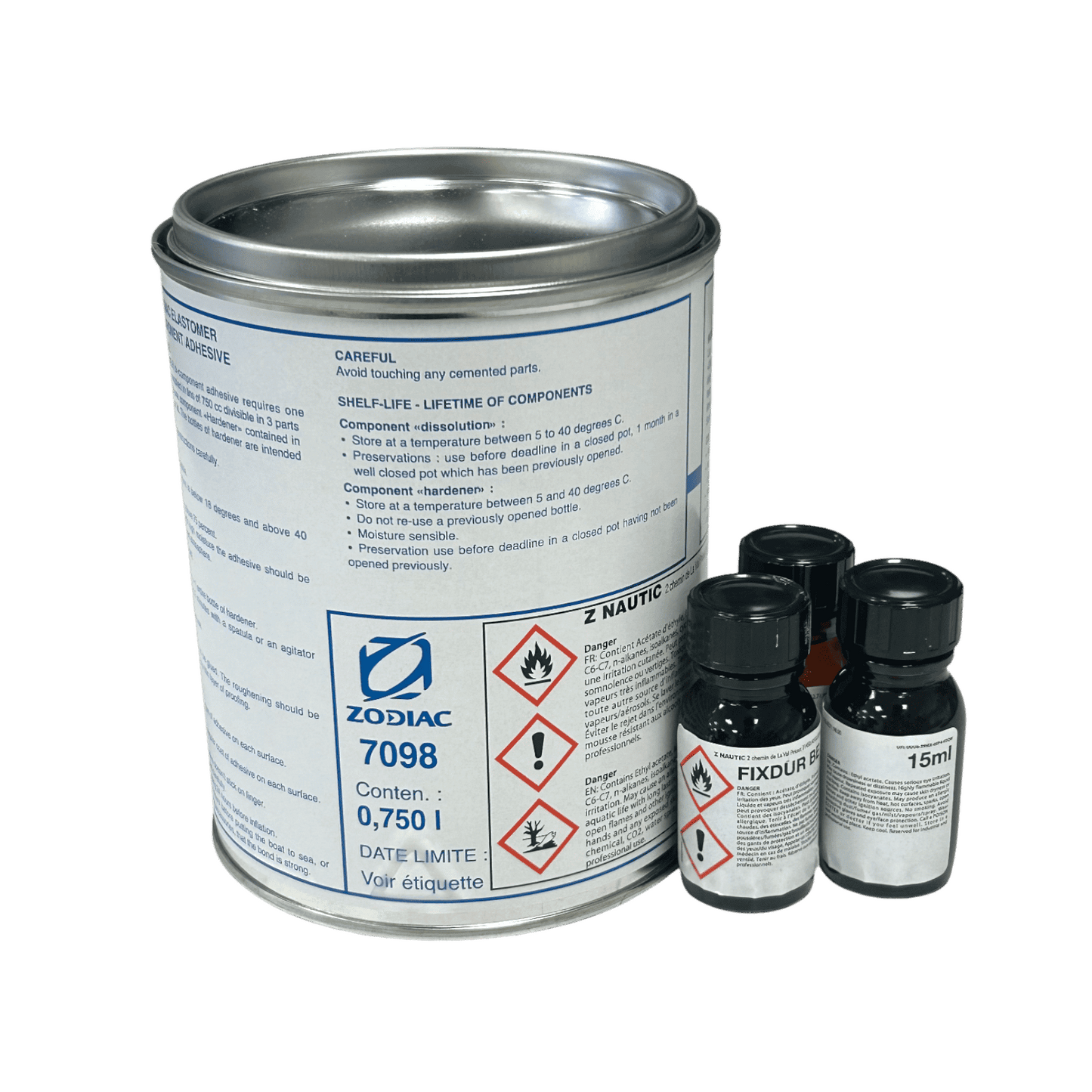 ZODIAC Neopreen hypalon 2-componenten lijm 
