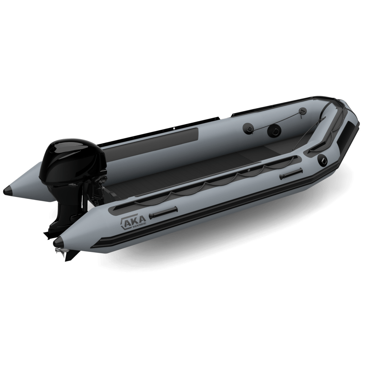 AKA Marine F43H-C 4,30 m Neopreen Hypalon grijs heavy-duty werkboot