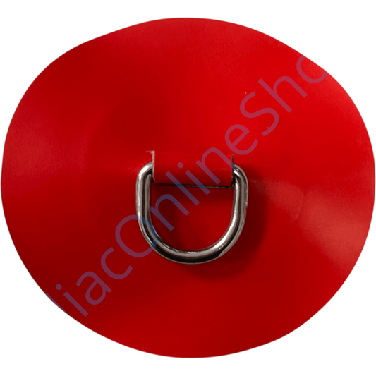 Zodiac Dring 25mm rond Neopreen rood