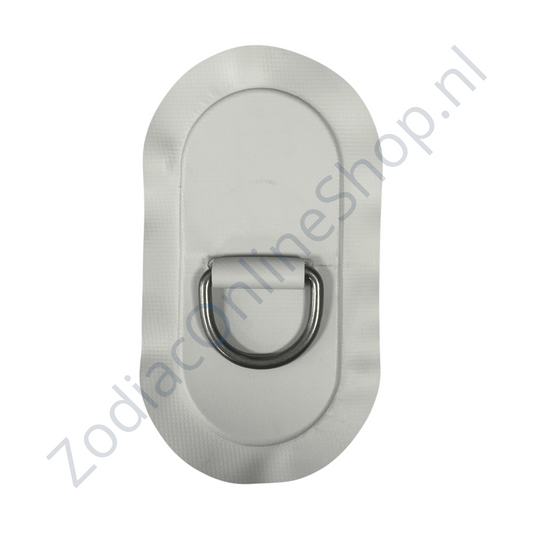 D-ring Ovaal lichtgrijs PVC 53mm Z60351