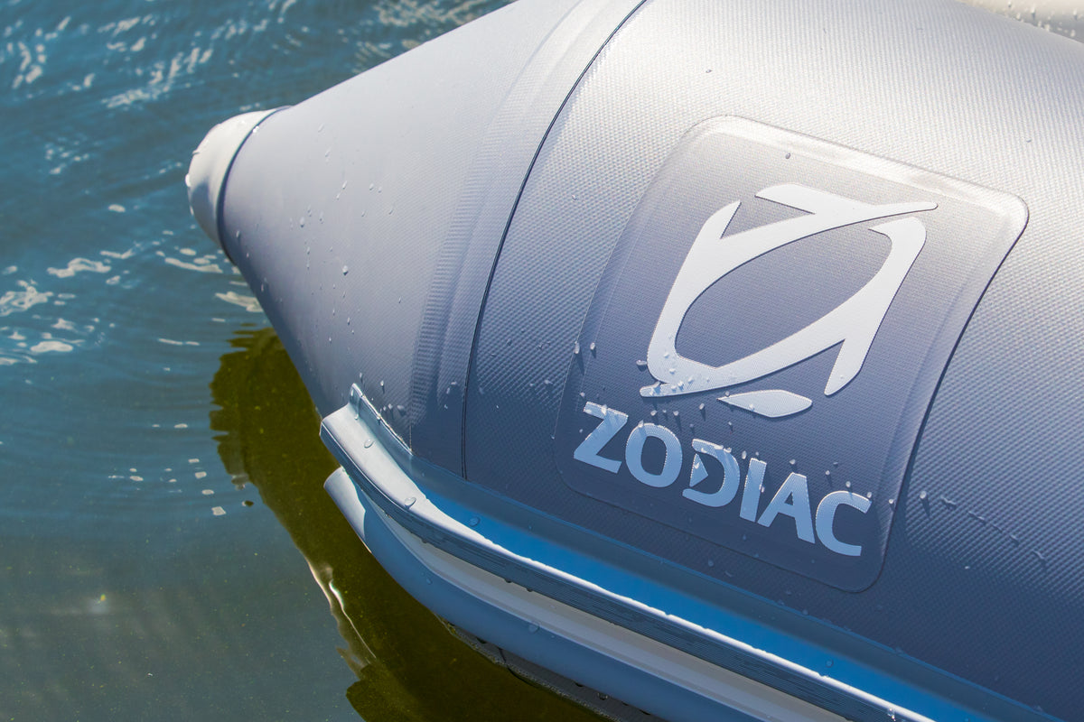 Zodiac rubberboot in het water