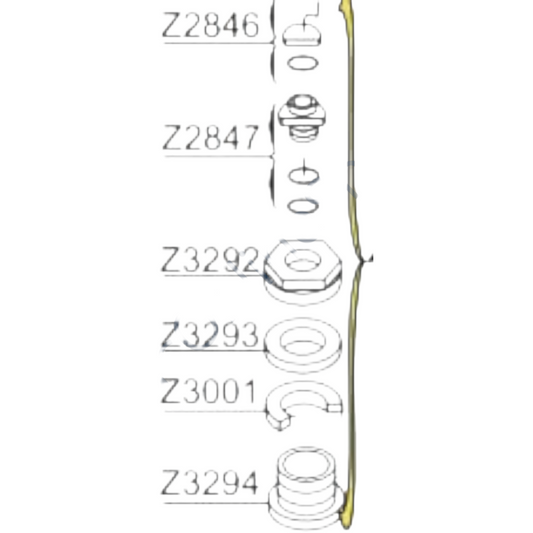 Z3001 - pakking ventiel neopreen