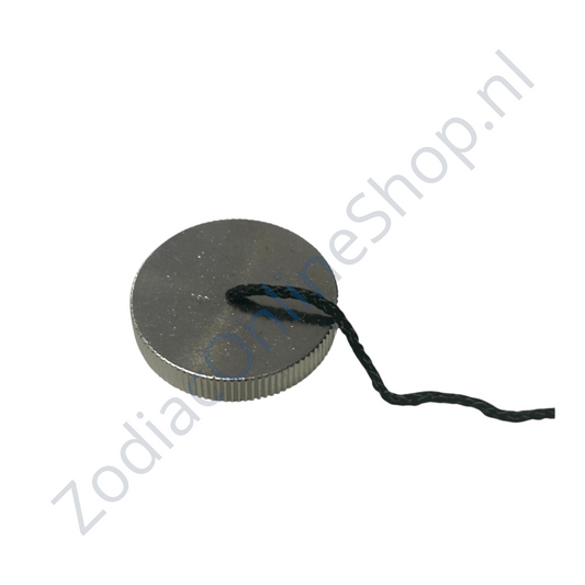 Zodiac Afsluitdop nickel plated Z2108