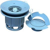 Zodiac Online Shop Bravo 2000 grijs rubberbootventiel met afsluitdop voor diverse rubberboten