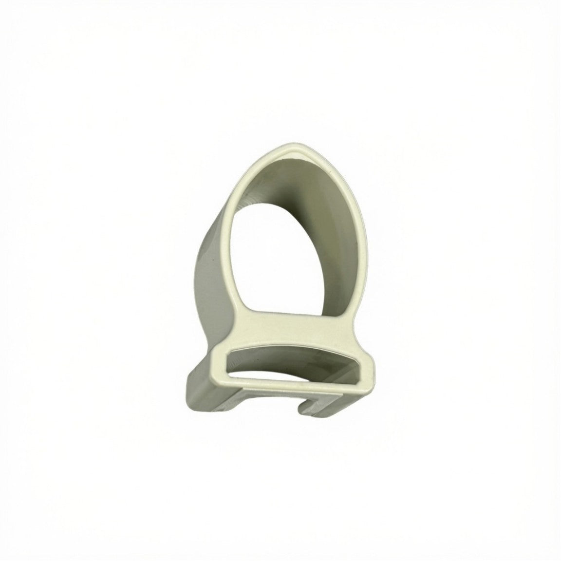 Grijze Zodiac Online Shop peddelclip voor rubberboten, geschikt voor peddels met een diameter van 3,5 cm.