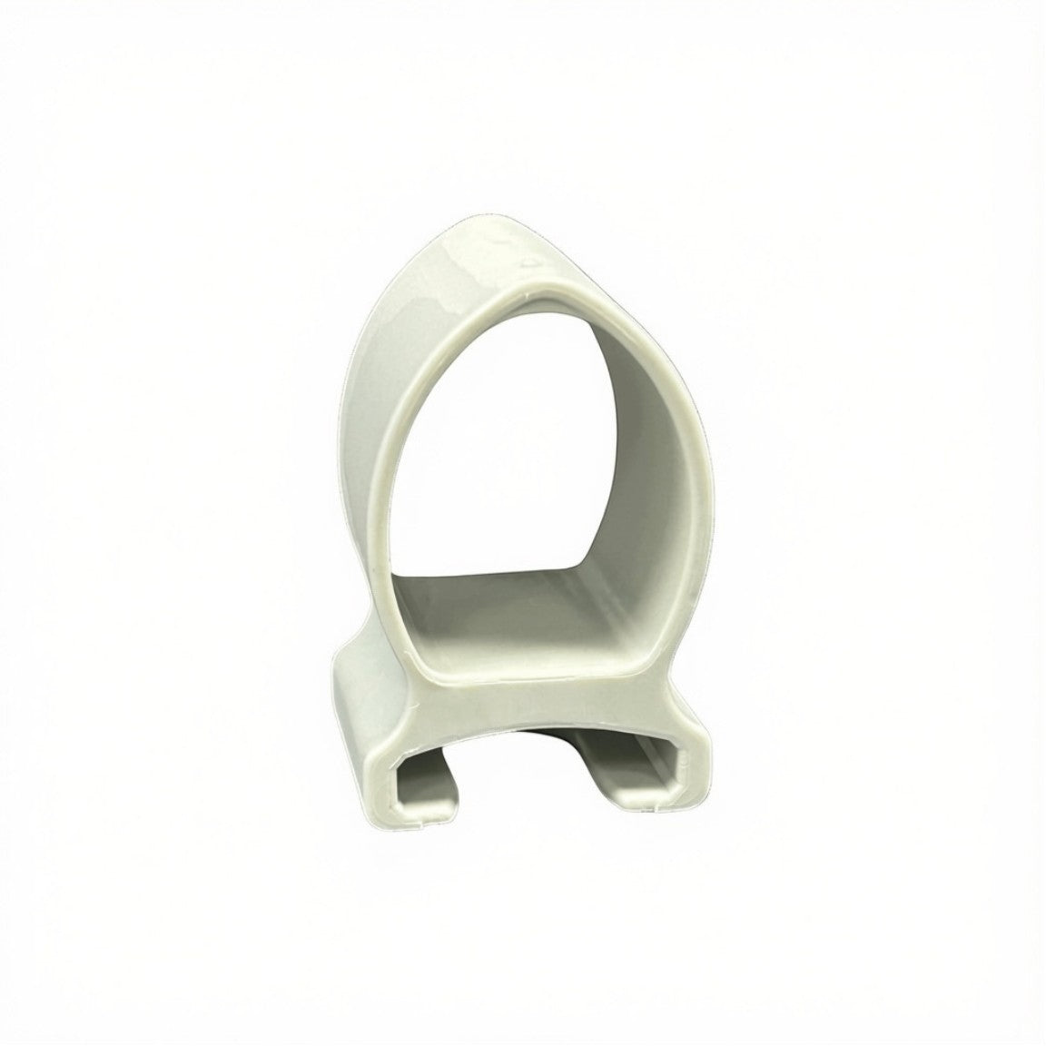 Grijze Zodiac Online Shop peddelclip voor rubberboten, geschikt voor peddels met een diameter van 3,5 cm.
