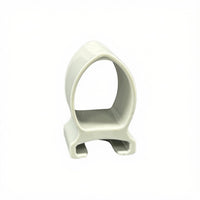 Grijze Zodiac Online Shop peddelclip voor rubberboten, geschikt voor peddels met een diameter van 3,5 cm.