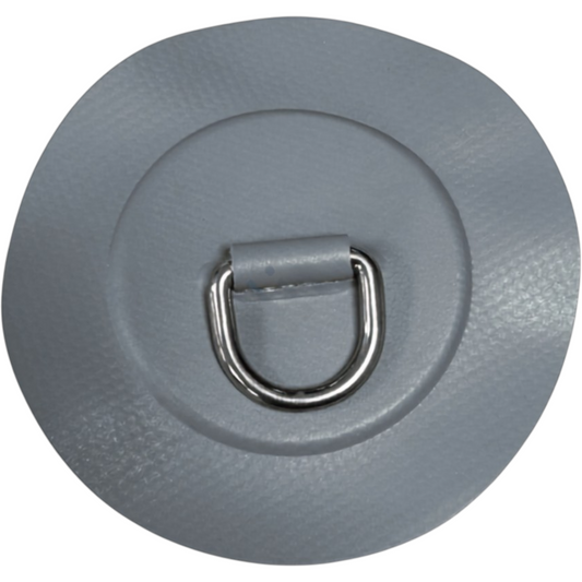 Z2710 - D-ring 25mm rond, medium  grijs PVC materiaal