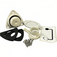 Zodiac Online Shop grijze zelflozer kit met schuifsysteem, inclusief pakkingen, schroeven en membraan voor rubberboten.