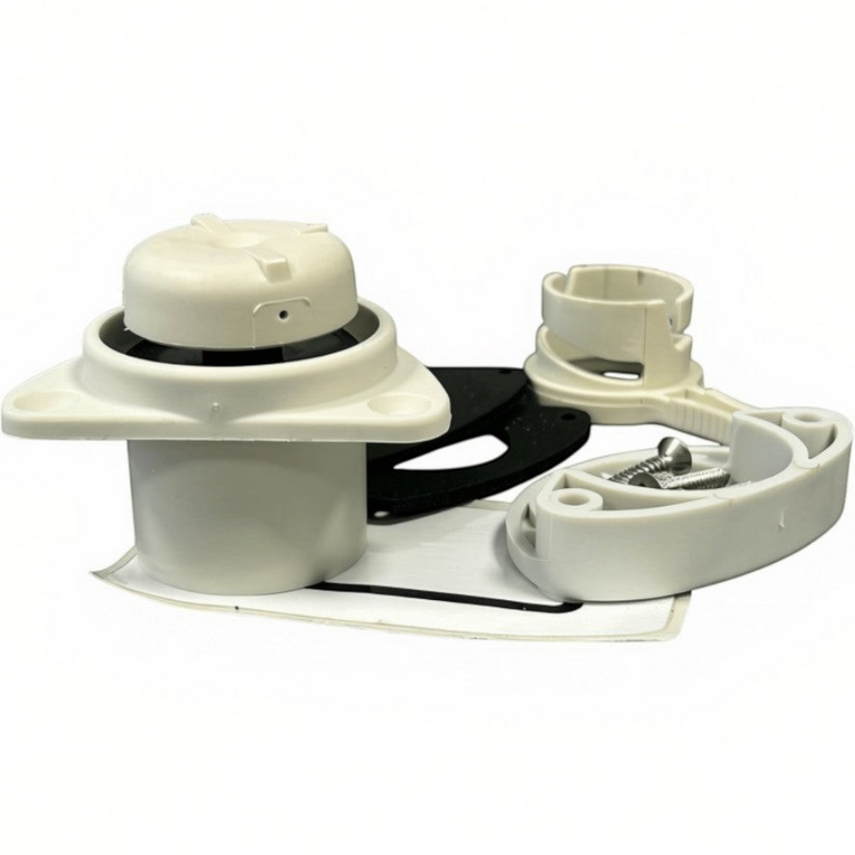 Zodiac Online Shop grijze zelflozer kit met schuifsysteem inclusief pakkingen en schroeven voor rubberboten