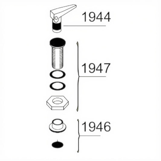 Z1946 - membrane d’autovideur mécanisme à bascule