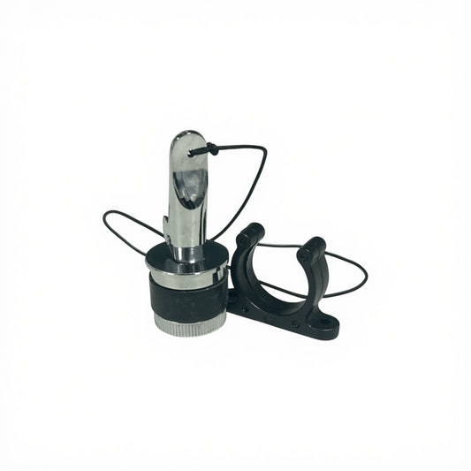 Z67087 - bouchon d’autovideur inox D34, support inclus