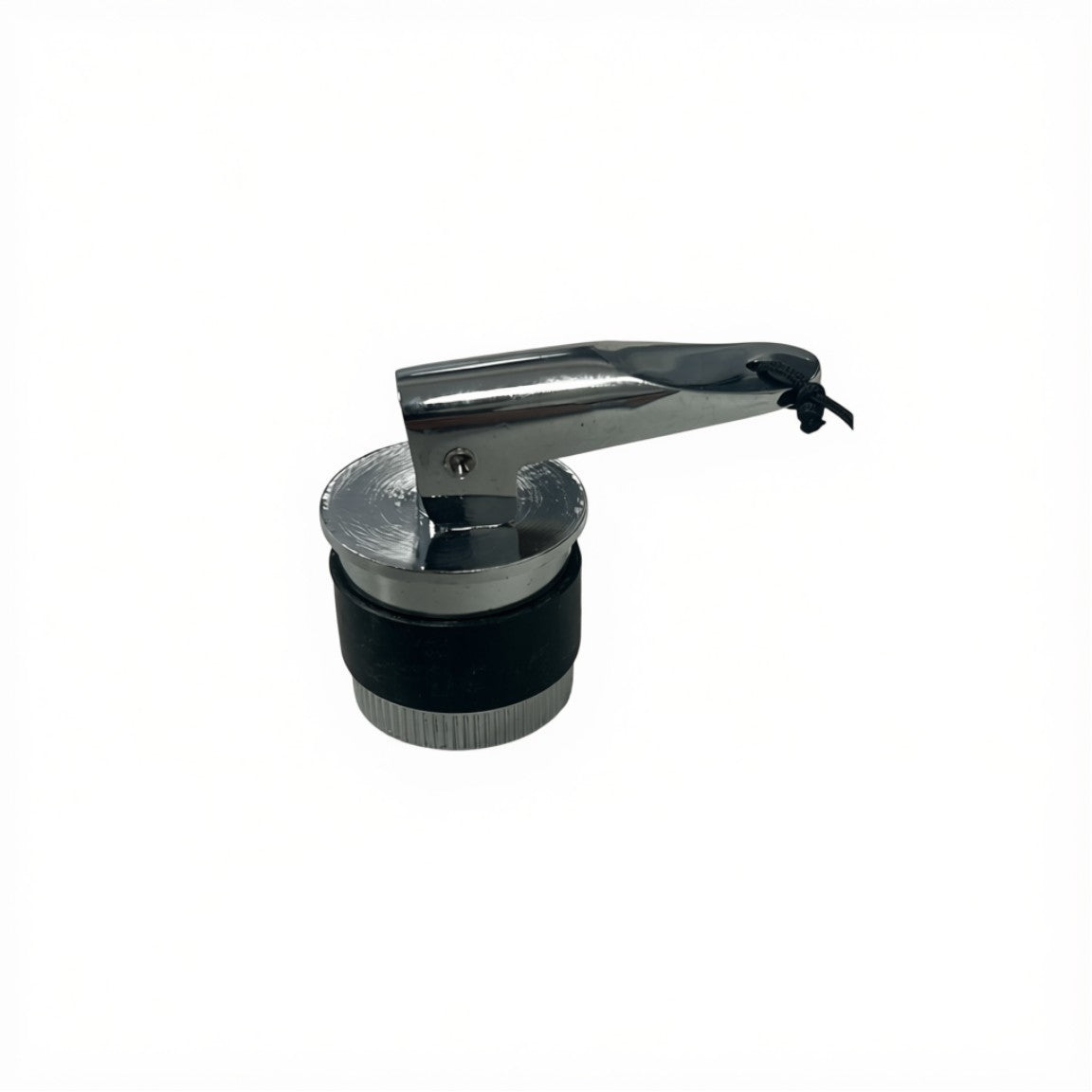 Zodiac Online Shop RVS zelflozerstop van 34 mm met zwarte kunststof houder voor rubberboten