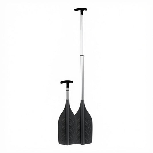 Zodiac Online Shop telescopische aluminium peddel van 120 cm met zwart kunststof blad voor rubberboten en RIBs