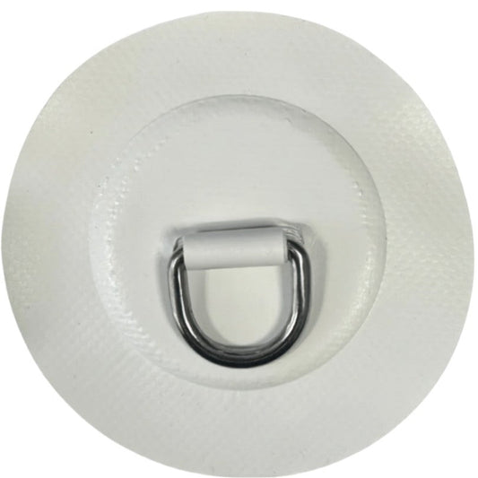 Zodiac Online Shop witte PVC D-ring van 25mm met RVS oog voor rubberboten