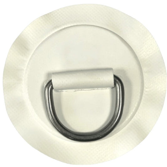 Zodiac Online Shop witte PVC D-ring van 53mm met RVS oog voor rubberboten