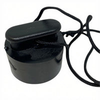 Zodiac Online Shop zwarte rubberen zelflozerstop van 34 mm met bevestigingskoord voor Zodiac en Bombard rubberboten