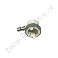 Zodiac Roeidol met RVS pin - grijs