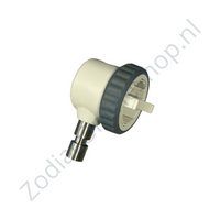 Zodiac Roeidol met RVS pin - grijs