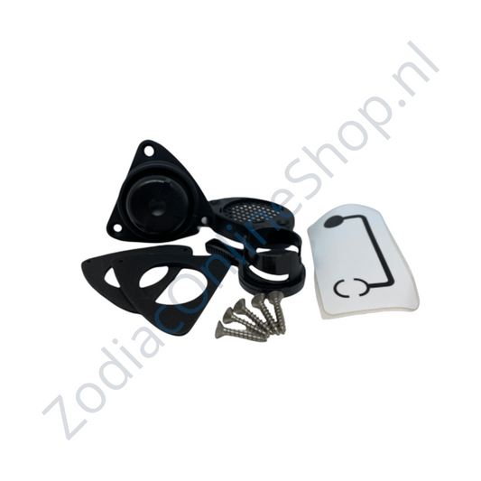 Z60502 - zelflozer kit compleet zwart - schuiftype