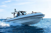 Zodiac X10CC in actie op open zee